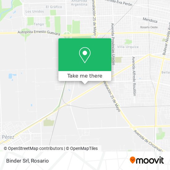 Mapa de Binder Srl
