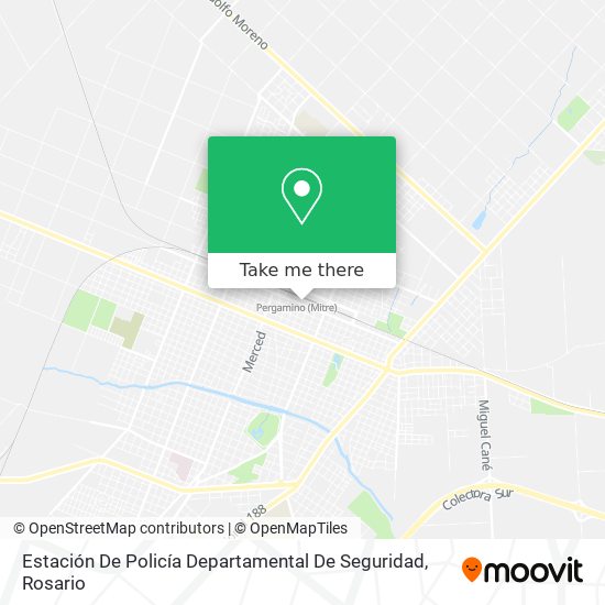 Estación De Policía Departamental De Seguridad map