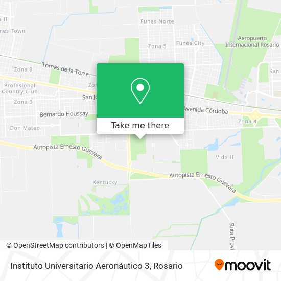 Mapa de Instituto Universitario Aeronáutico 3