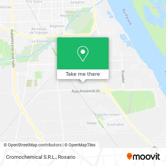 Mapa de Cromochemical S.R.L.