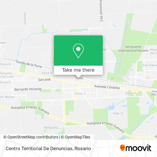 Centro Territorial De Denuncias map