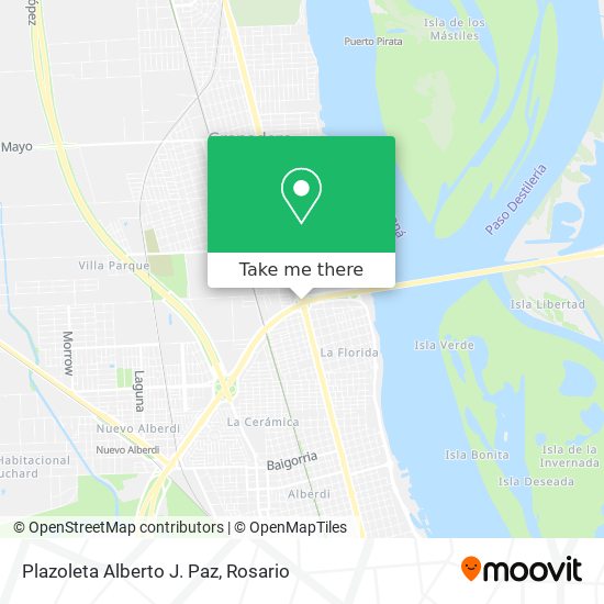Plazoleta Alberto J. Paz map