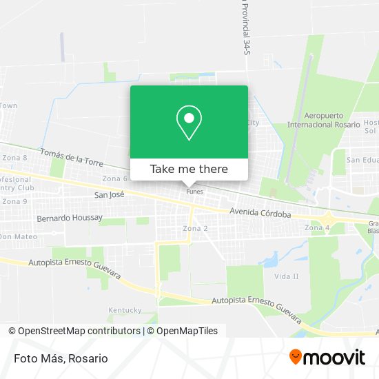 Mapa de Foto Más