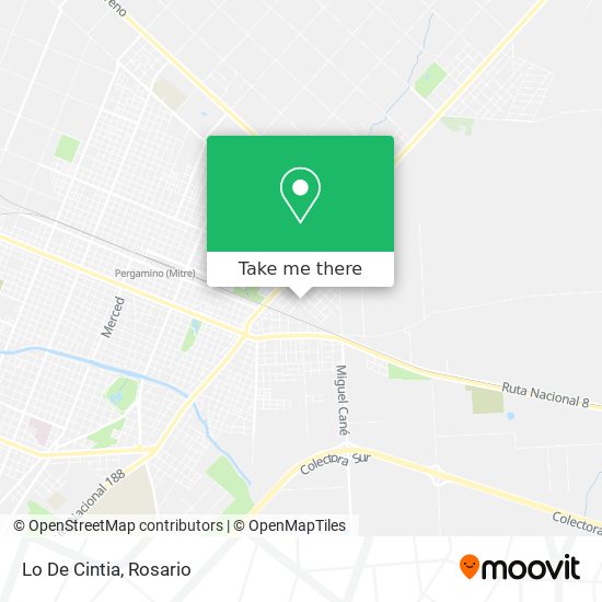 Mapa de Lo De Cintia