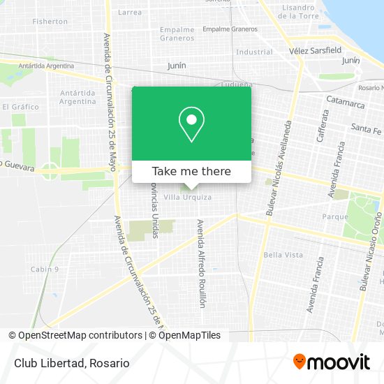 Mapa de Club Libertad
