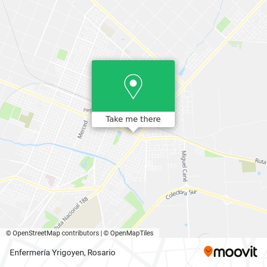 Mapa de Enfermería Yrigoyen