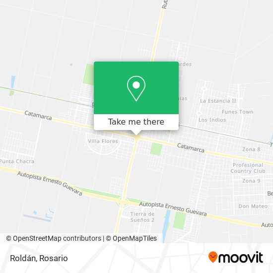 Mapa de Roldán