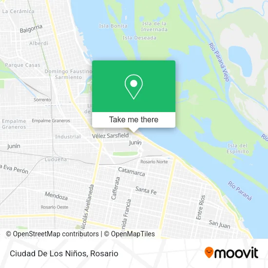 Ciudad De Los Niños map