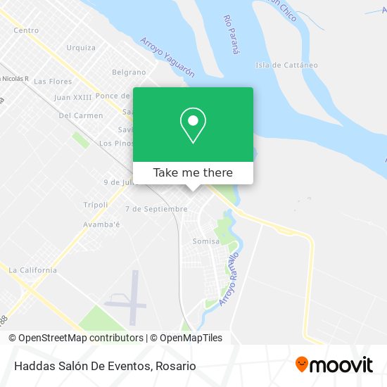 Haddas Salón De Eventos map