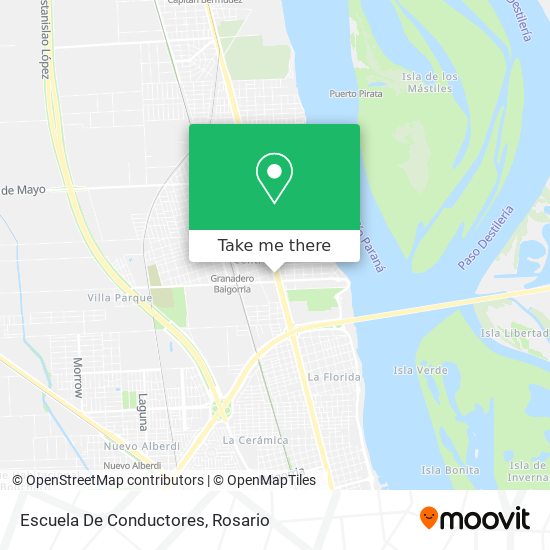 Escuela De Conductores map