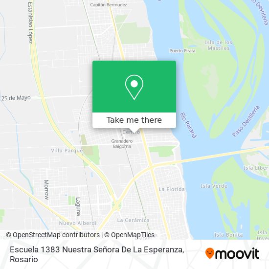 Mapa de Escuela 1383 Nuestra Señora De La Esperanza