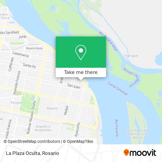 Mapa de La Plaza Oculta