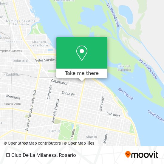 El Club De La Milanesa map