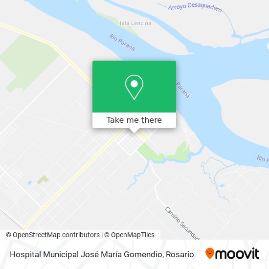 Mapa de Hospital Municipal José María Gomendio