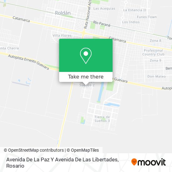 Avenida De La Paz Y Avenida De Las Libertades map