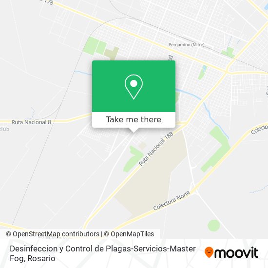 Desinfeccion y Control de Plagas-Servicios-Master Fog map