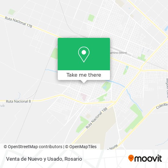 Mapa de Venta de Nuevo y Usado