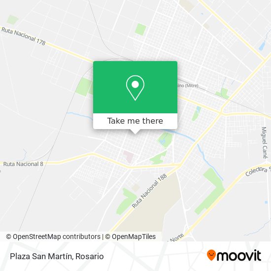 Mapa de Plaza San Martín