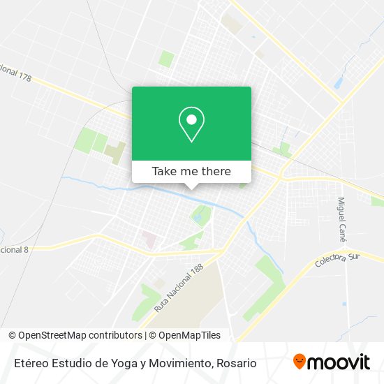 Etéreo Estudio de Yoga y Movimiento map