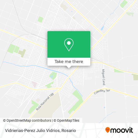 Vidrierias-Perez Julio Vidrios map