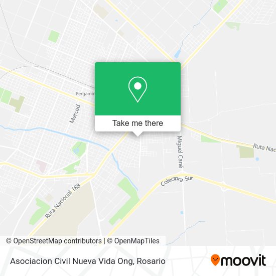 Asociacion Civil Nueva Vida Ong map