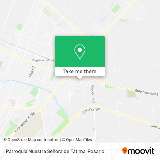 Parroquia Nuestra Señora de Fátima map