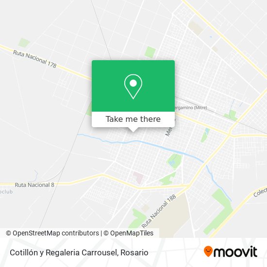 Mapa de Cotillón y Regaleria Carrousel