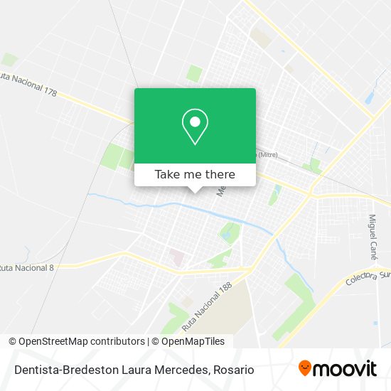 Dentista-Bredeston Laura Mercedes map
