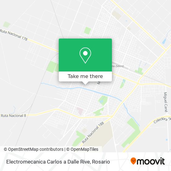 Mapa de Electromecanica Carlos a Dalle Rive