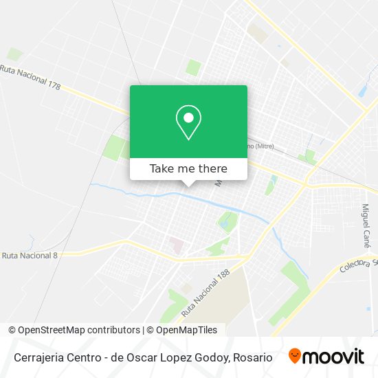 Cerrajeria Centro - de Oscar Lopez Godoy map