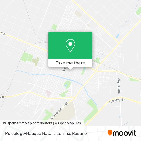 Psicologo-Hauque Natalia Luisina map