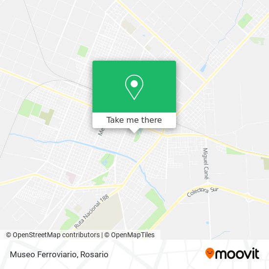 Mapa de Museo Ferroviario