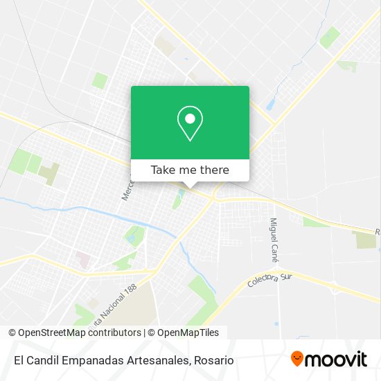 El Candil Empanadas Artesanales map