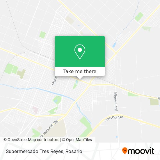 Supermercado Tres Reyes map