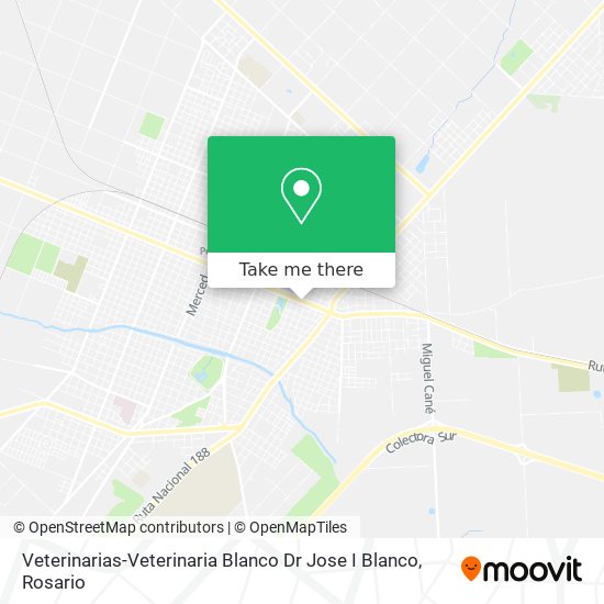 Mapa de Veterinarias-Veterinaria Blanco Dr Jose I Blanco