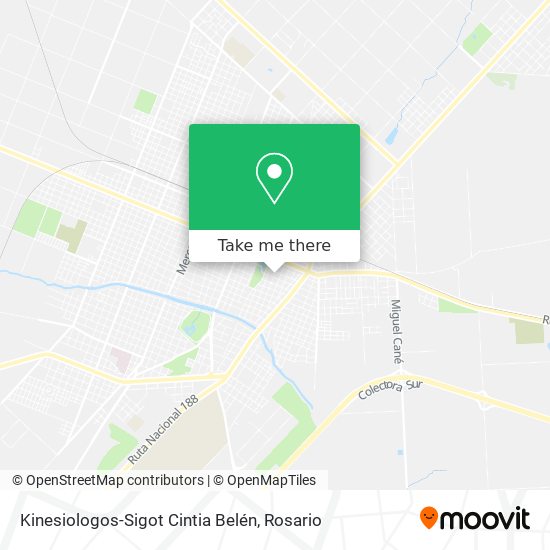 Mapa de Kinesiologos-Sigot Cintia Belén