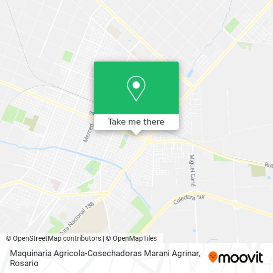 Mapa de Maquinaria Agricola-Cosechadoras Marani Agrinar