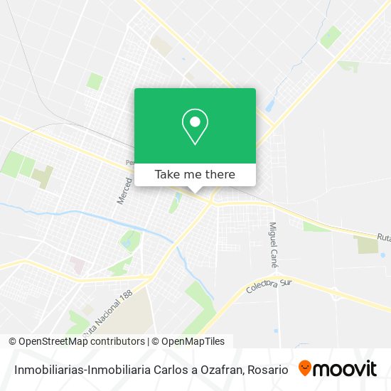 Inmobiliarias-Inmobiliaria Carlos a Ozafran map