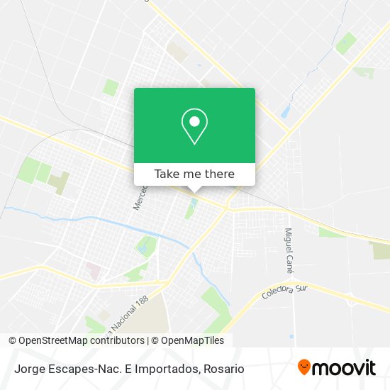 Jorge Escapes-Nac. E Importados map