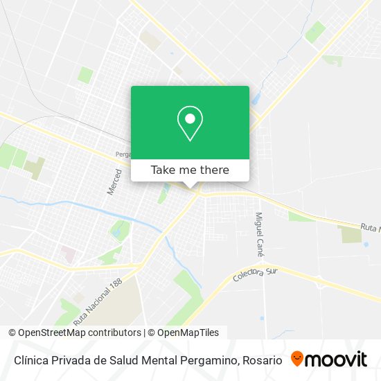 Clínica Privada de Salud Mental Pergamino map