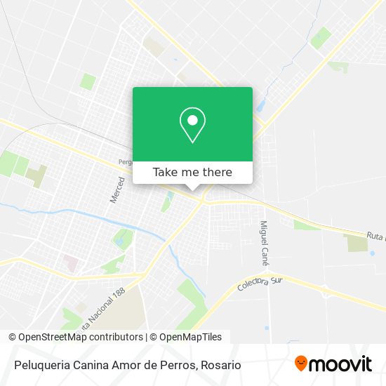 Peluqueria Canina Amor de Perros map