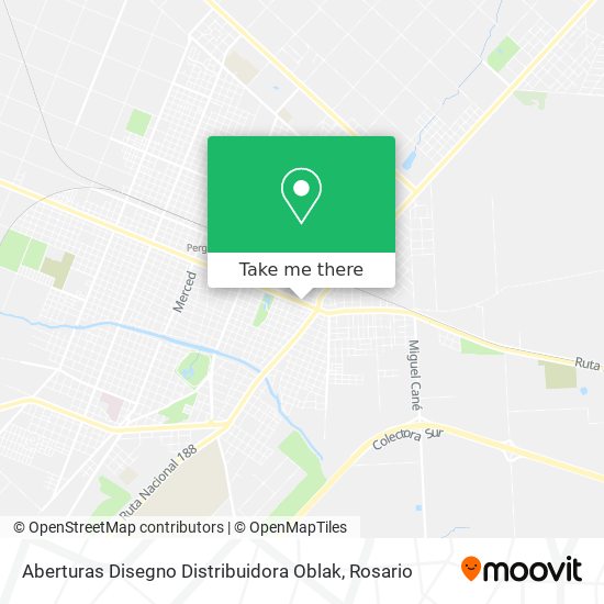 Aberturas Disegno Distribuidora Oblak map