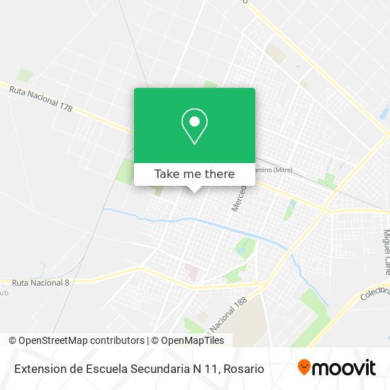 Extension de Escuela Secundaria N 11 map