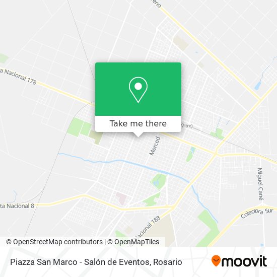 Piazza San Marco - Salón de Eventos map