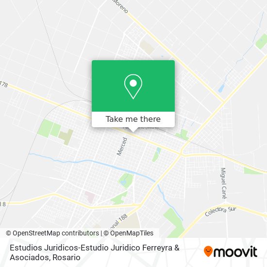 Estudios Juridicos-Estudio Juridico Ferreyra & Asociados map