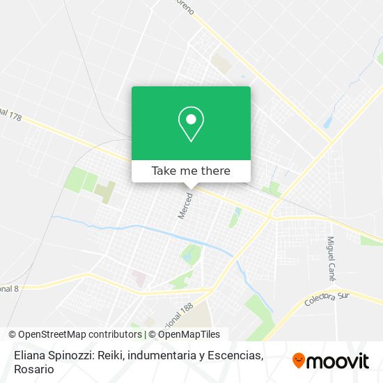 Eliana Spinozzi: Reiki, indumentaria y Escencias map