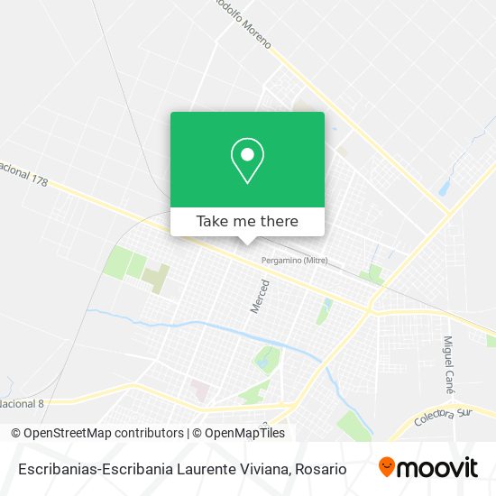 Escribanias-Escribania Laurente Viviana map