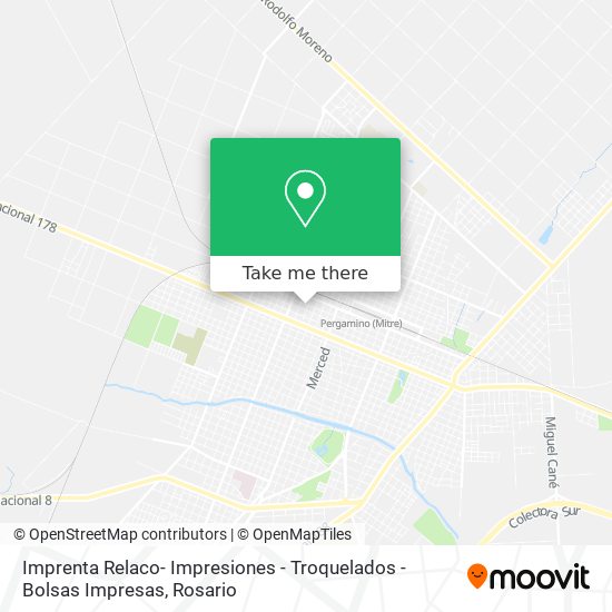 Mapa de Imprenta Relaco- Impresiones - Troquelados - Bolsas Impresas