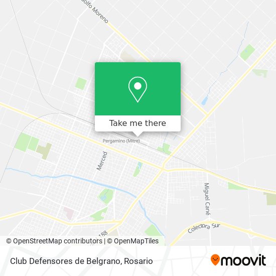 Mapa de Club Defensores de Belgrano