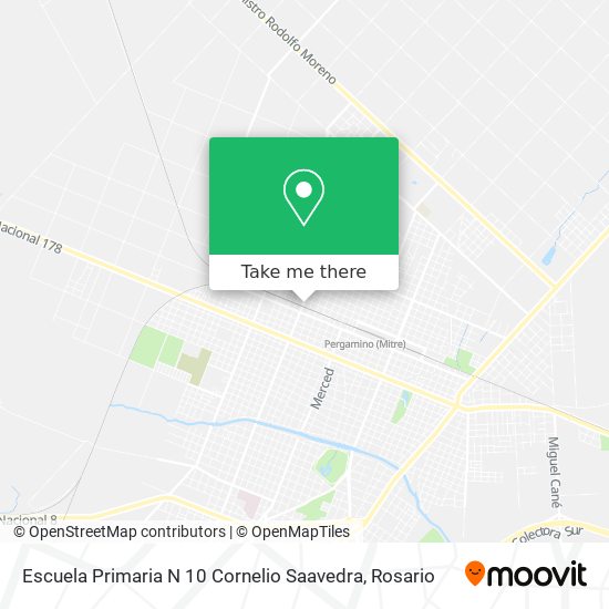 Escuela Primaria N 10 Cornelio Saavedra map